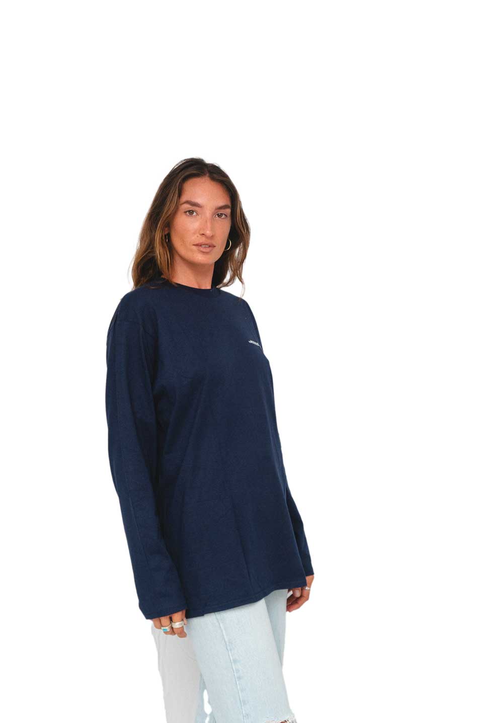 Control Long Sleeve Navy T-Shirt